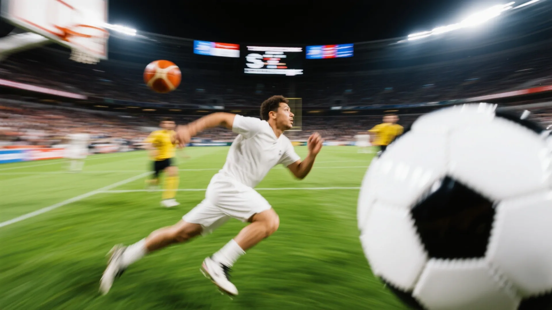 体育现场氛围图